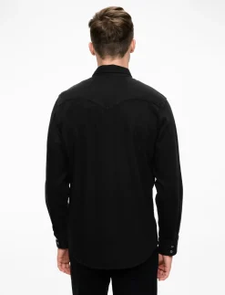 BARSTOW WESTERN STANDARD MARBL - Denimskjorter
