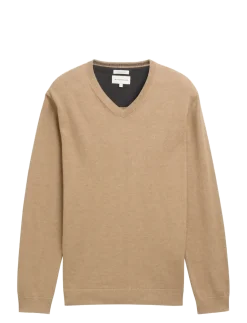 basic v-neck knit - V-hals