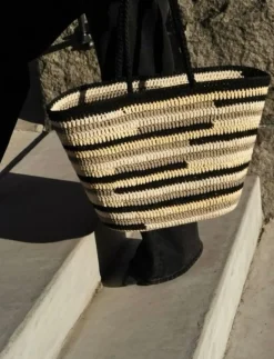 Basket Zebra Crochet - Strandtasker