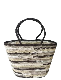 Basket Zebra Crochet - Strandtasker