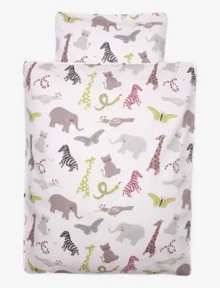 Bedding Doll, Savannah, soft rose - rose with animals - Dukketilbehør
