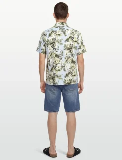 BENTONSI LINEN PRINT - Mønstrede skjorter