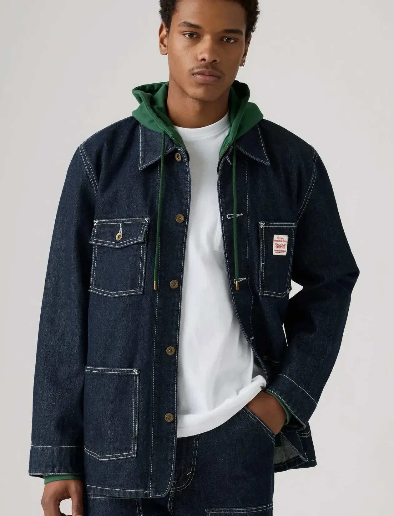 BERKLEY CHORE COAT MORNIN CLAS - Uforede denimjakker