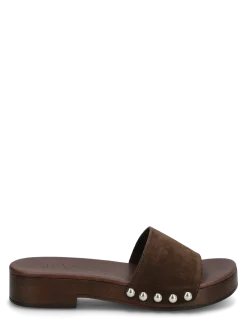 BIAAUDREY Slide Clog Suede - Flade mules