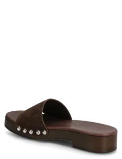 BIAAUDREY Slide Clog Suede - Flade mules