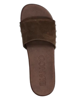 BIAAUDREY Slide Clog Suede - Flade mules