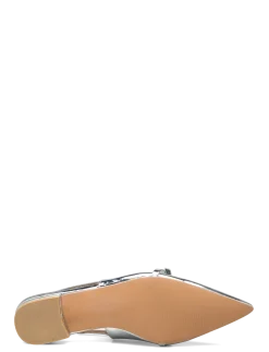 BIABARI Pointy Flat Slingback Faux Leather - Flade slingbacks