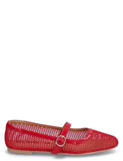 BIALILJA Mary Jane Mesh - Ballerinaer