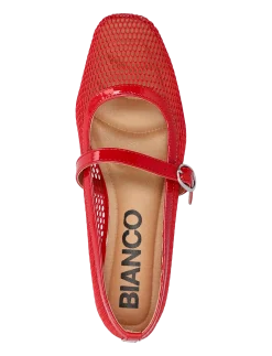 BIALILJA Mary Jane Mesh - Ballerinaer