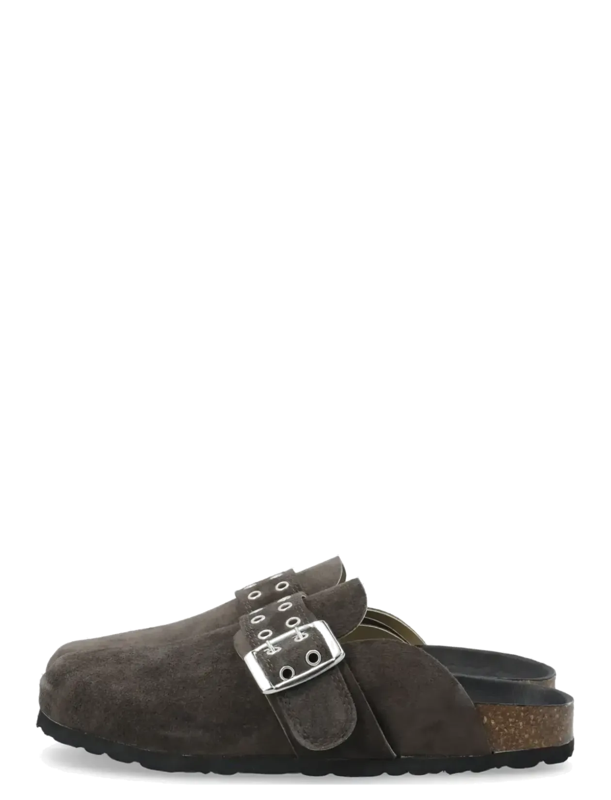 BIAMIAMI Buckle Mule Suede - Flade mules