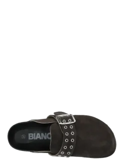 BIAMIAMI Buckle Mule Suede - Flade mules