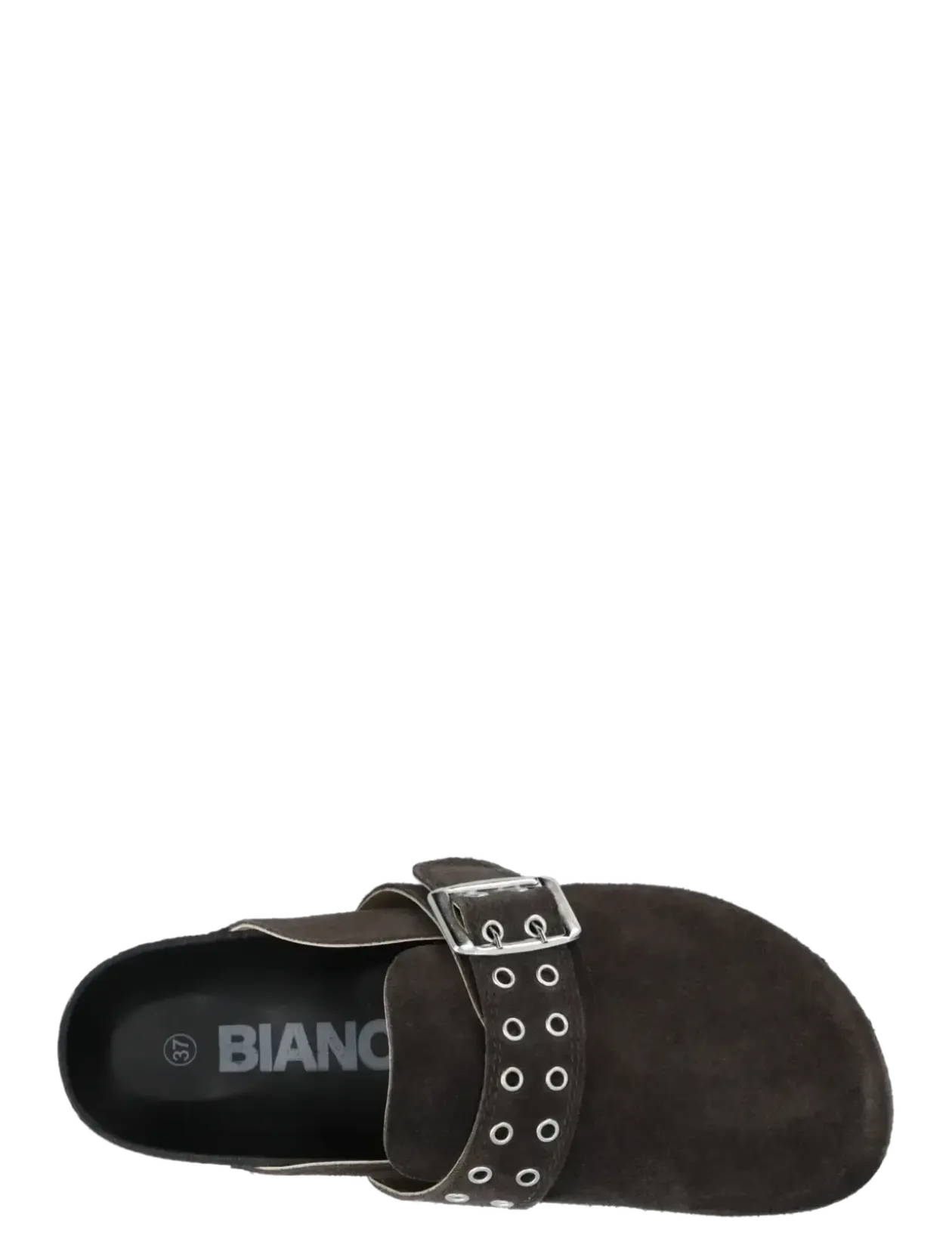 BIAMIAMI Buckle Mule Suede - Flade mules