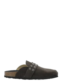 BIAMIAMI Buckle Mule Suede - Flade mules