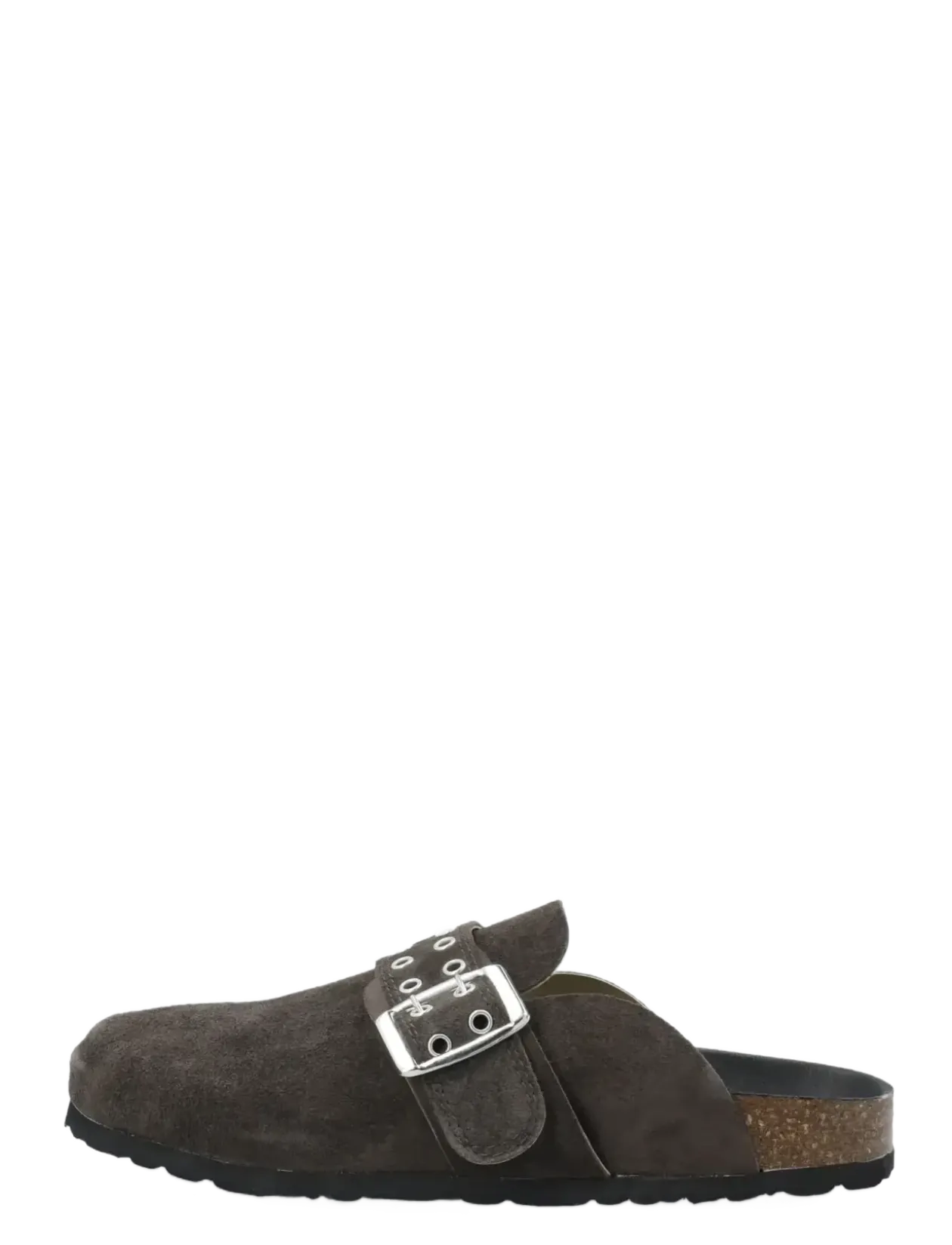 BIAMIAMI Buckle Mule Suede - Flade mules
