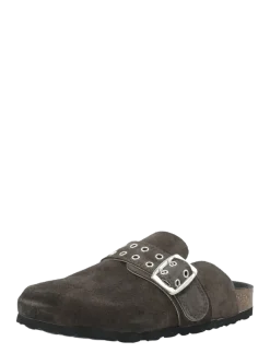 BIAMIAMI Buckle Mule Suede - Flade mules