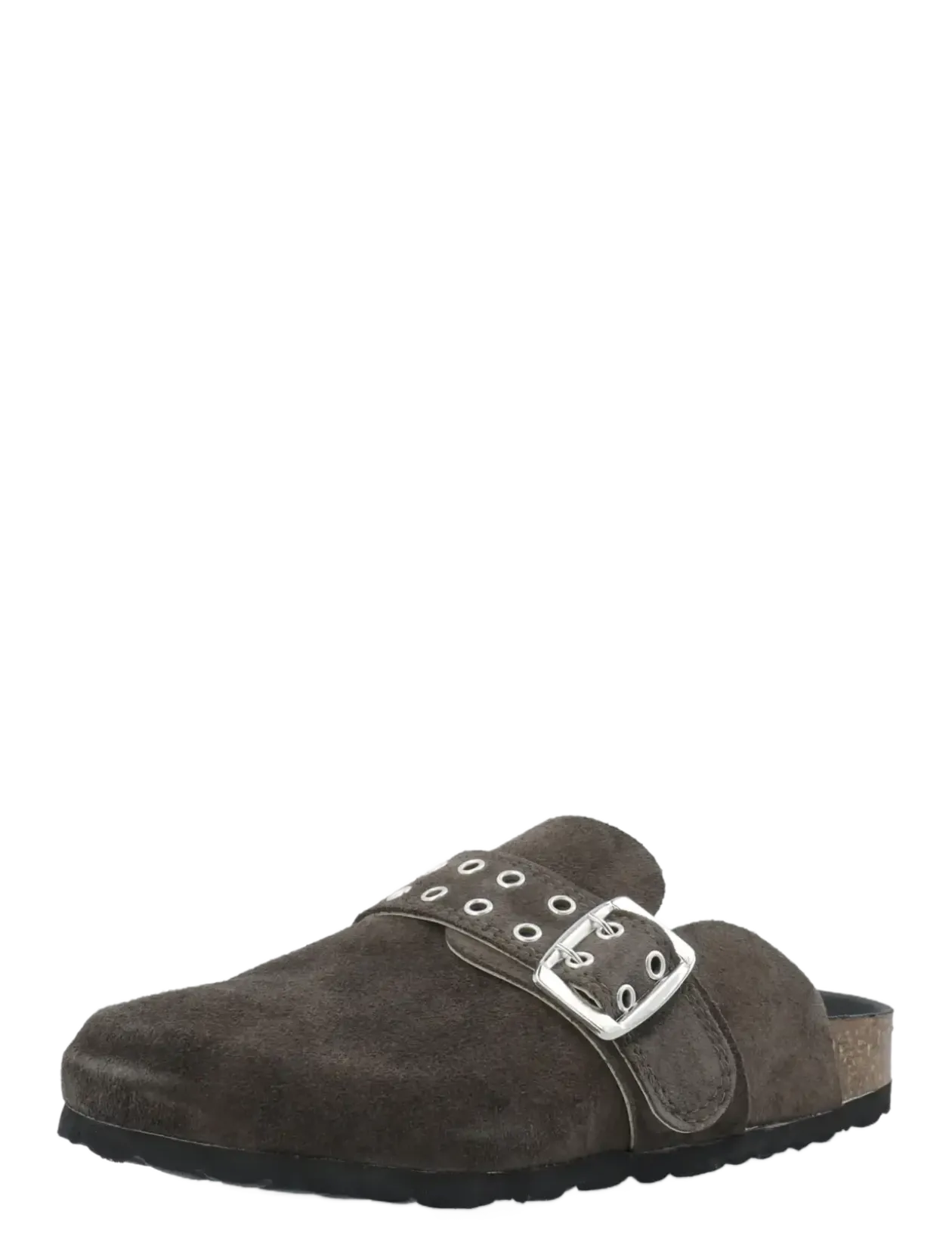 BIAMIAMI Buckle Mule Suede - Flade mules