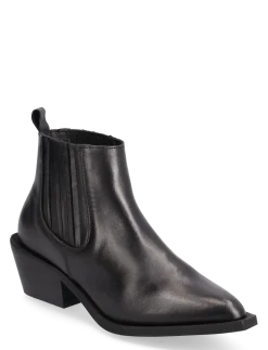 BIAMONA Western Boot Low Chelsea Crust - Ankelstøvler med hæl