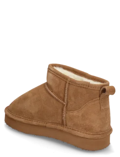 BIASNOW Flatform Ankle Boot Suede - Bamsestøvler