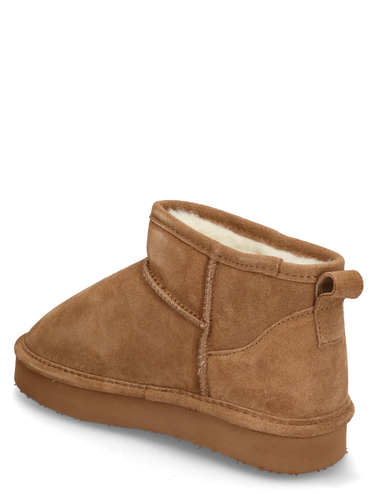 BIASNOW Flatform Ankle Boot Suede - Bamsestøvler