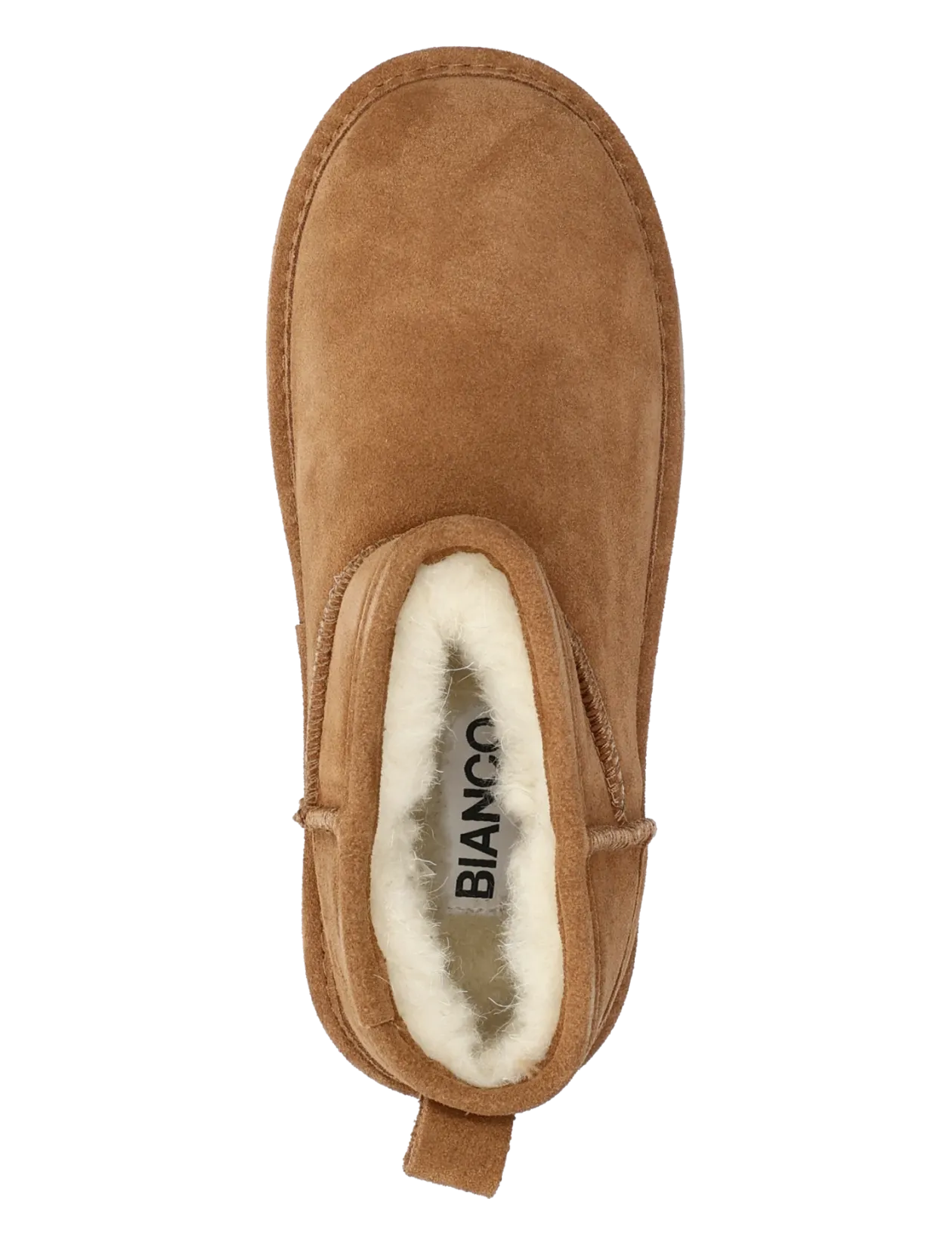 BIASNOW Flatform Ankle Boot Suede - Bamsestøvler
