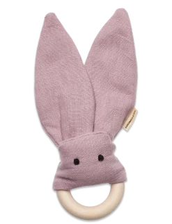 Bite ring linen pink NEO - Bidelegetøj