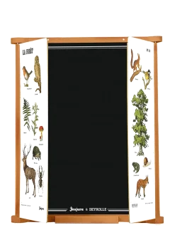 Blackboard - Wall Triptych 82 cm - Forest Deyrolle - Tegnetavler