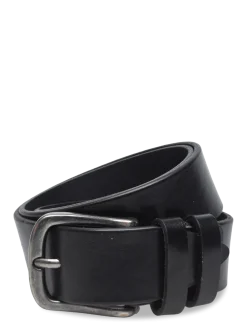 Black Full Grain Leather Belt - Bælter