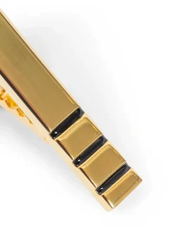 Black Triple Golden Bar 3,5 cm - Slipsenåler