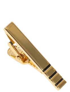 Black Triple Golden Bar 3,5 cm - Slipsenåler