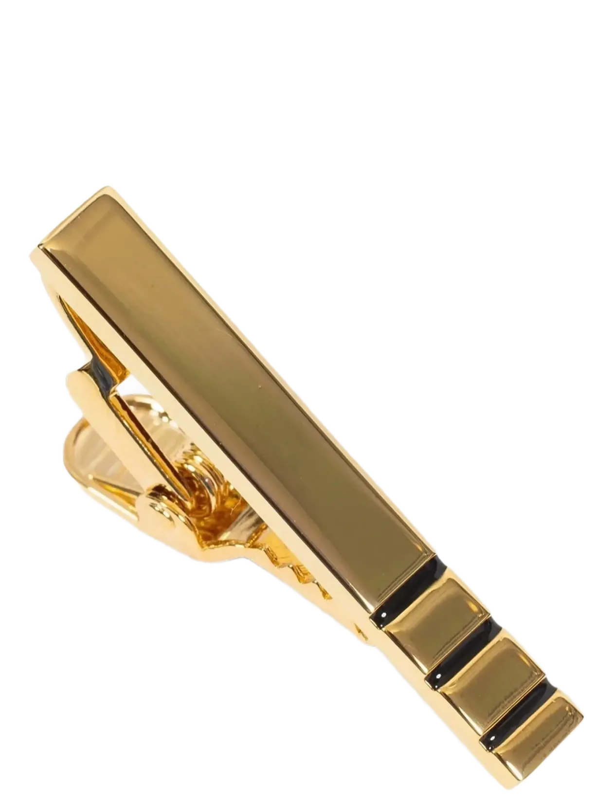 Black Triple Golden Bar 3,5 cm - Slipsenåler