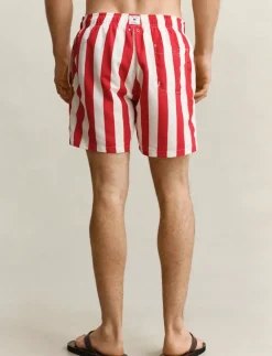 BLOCK STRIPED SWIM SHORTS - Badebukser