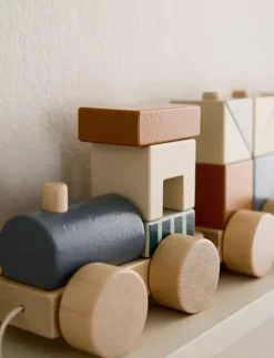 Block train brown - Tog