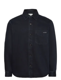 BLUE BLACK STONE 90S OVERSHIRT - Denimskjorter