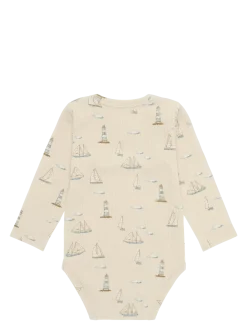 Body LS Rib AOP - Langærmede