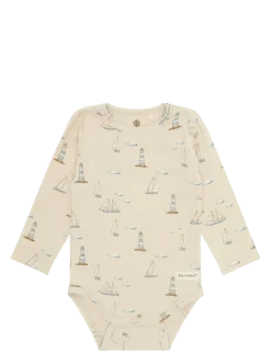 Body LS Rib AOP - Langærmede