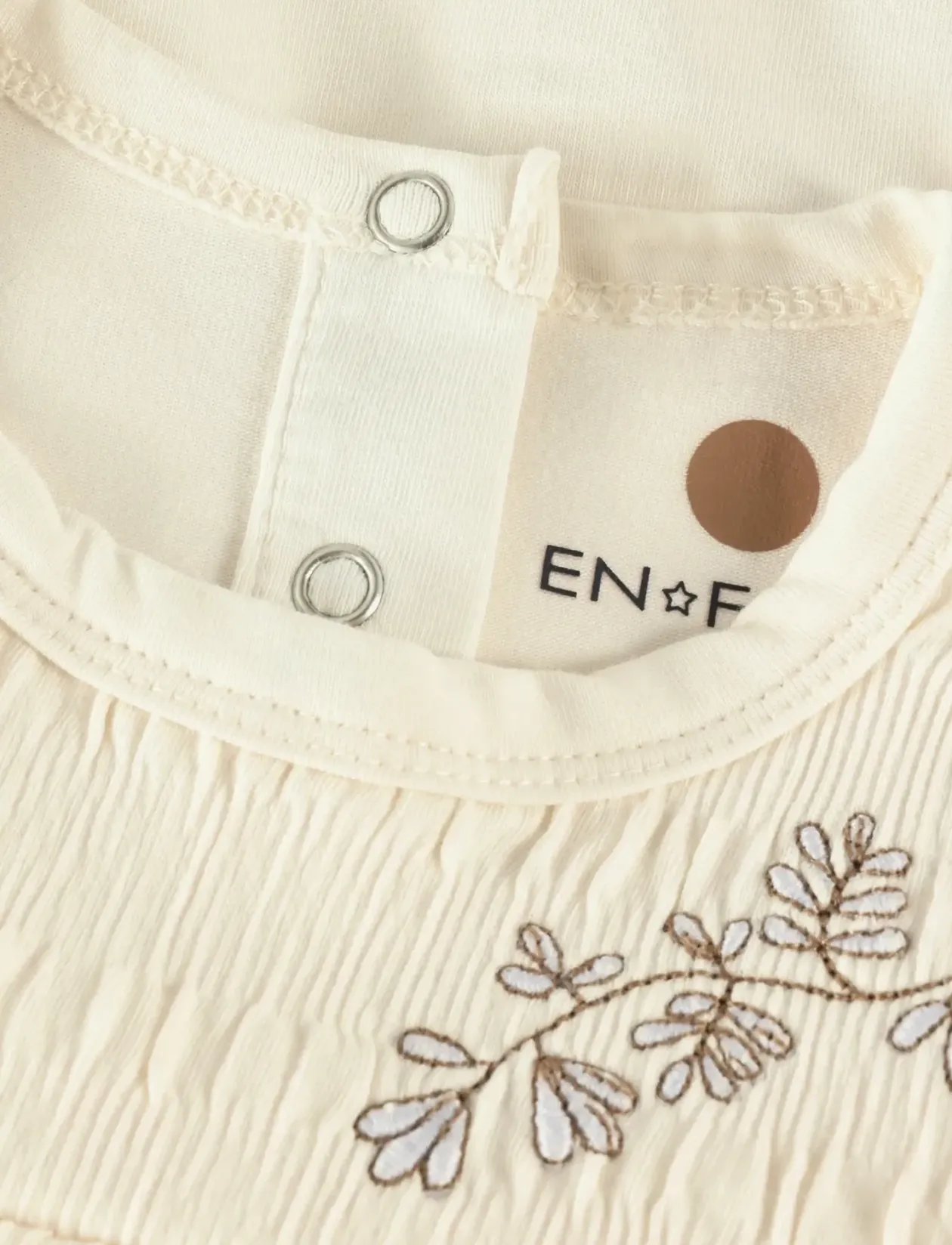 Body SS Embroidery - Kortærmede bodyer