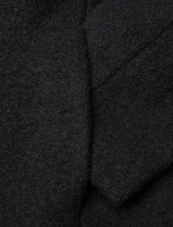 BONDED WOOL COCOON COAT - Frakker
