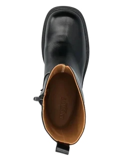Booties - flat - with zipper - Ankelstøvler med hæl