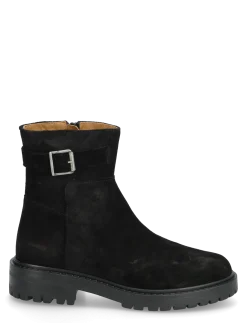 Booties - flat - with zipper - Flade ankelstøvler