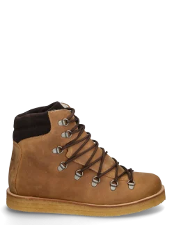 Boots - flat - with laces - Flade ankelstøvler