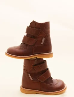 Boots - flat - with velcro - Vinterstøvler