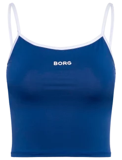 BORG CROPPED STRAP TANK TOP - Crop tops