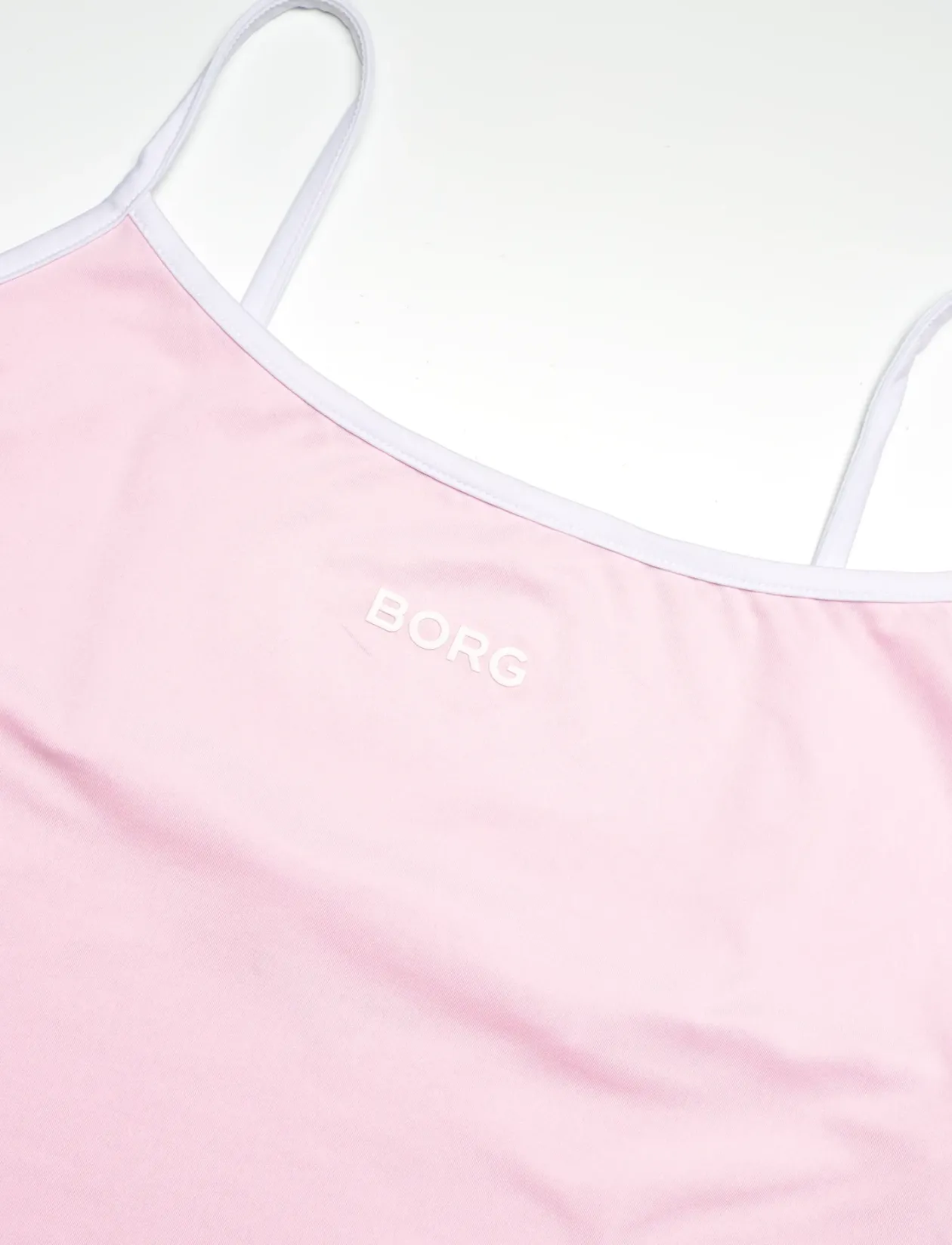 BORG CROPPED STRAP TANK TOP - Crop tops