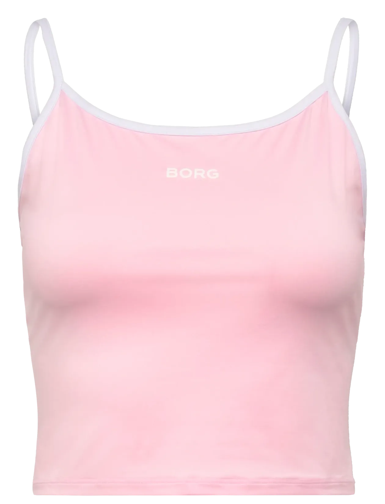 BORG CROPPED STRAP TANK TOP - Crop tops