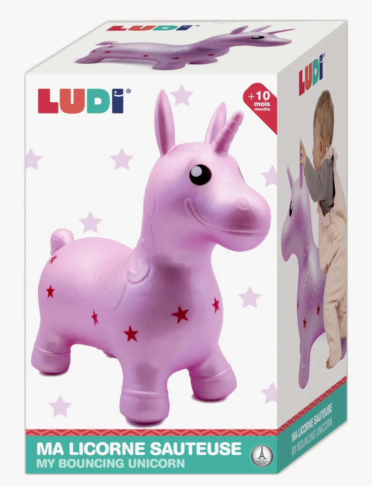 Bouncy Animal - Unicorn - Hoppedyr