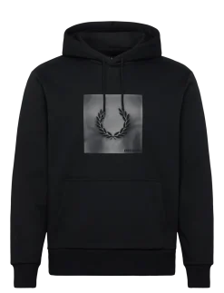 BOX GRAPHIC HOODED SWEATSH - Hættetrøjer