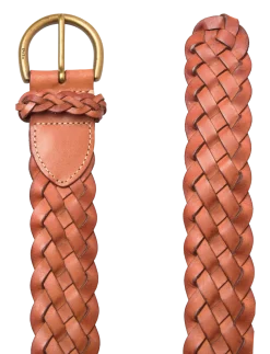 Braided Calfskin Belt - Bælter
