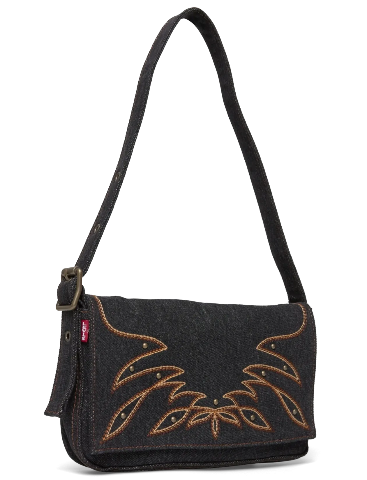 BRANNAN SHOULDER BAG BLACK DAR - Top handle tasker
