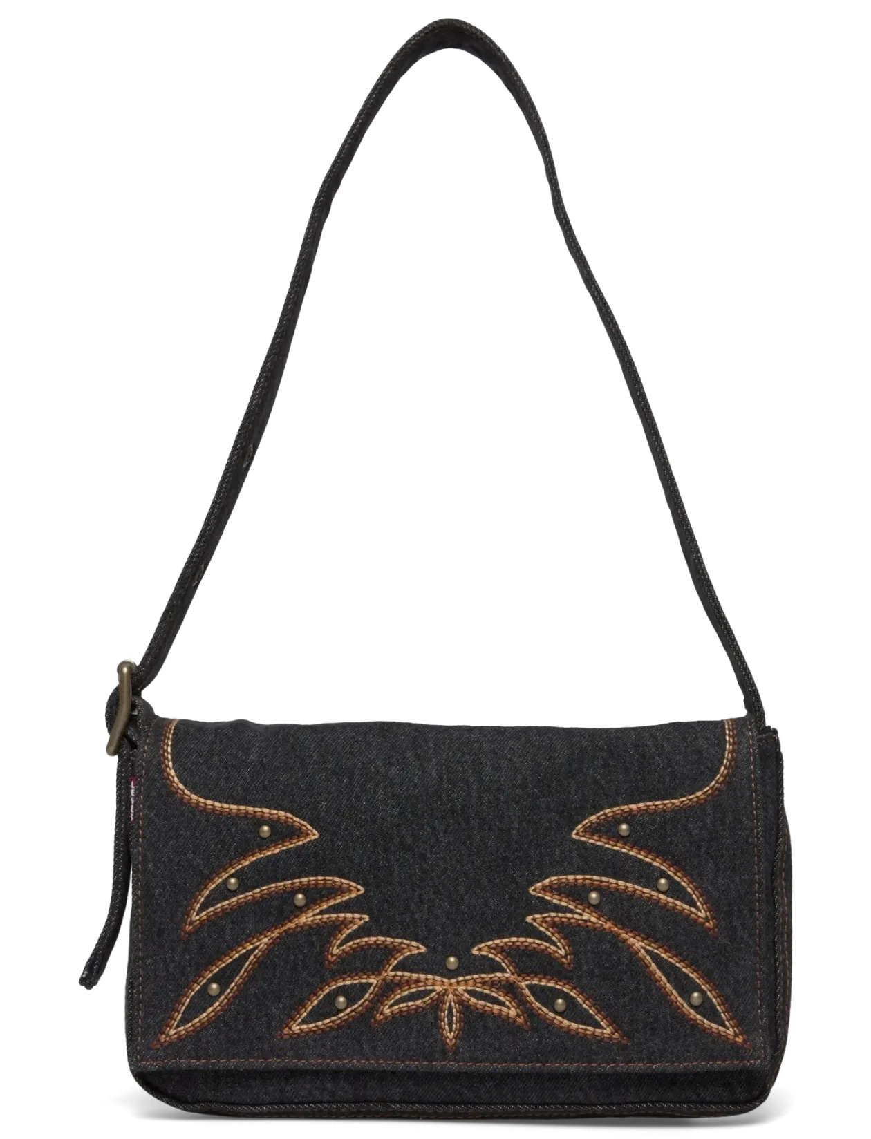 BRANNAN SHOULDER BAG BLACK DAR - Top handle tasker
