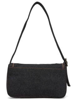 BRANNAN SHOULDER BAG BLACK DAR - Top handle tasker